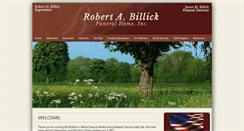 Desktop Screenshot of billicksfuneralhome.com